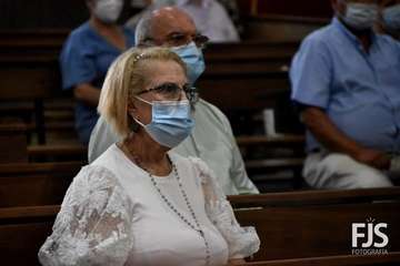 Eucaristía presidida por el obispo José Mazuelos y concierto de la Banda Municipal de Música por la festividad del Santo Cristo de Telde/Francisco Javier Santana.
